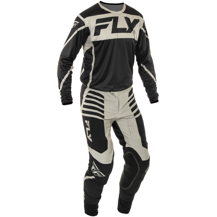 2025 Fly Racing Adult Lite Black/Grey Gear Combo