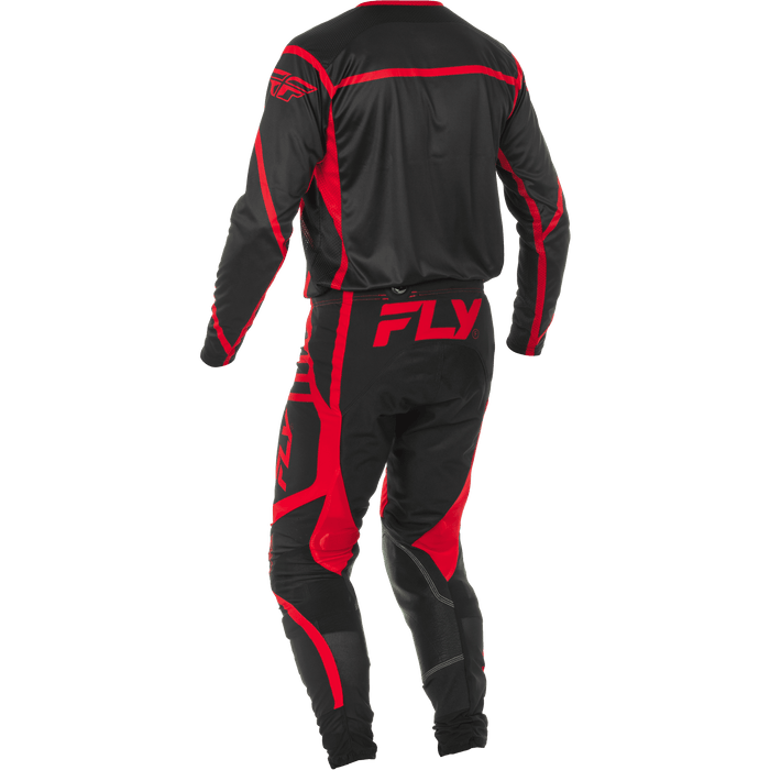 2025 Fly Racing Adult Lite Black/Red Gear Combo