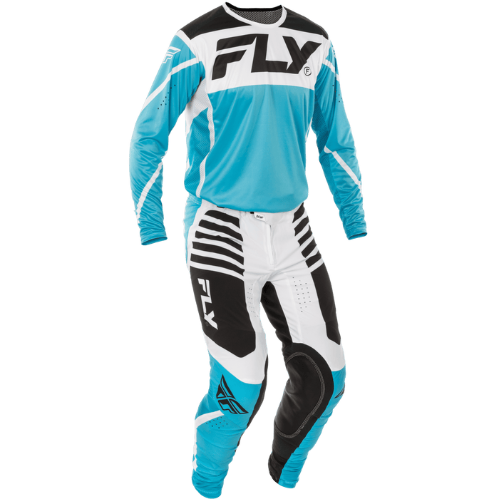 2025 Fly Racing Adult Lite Blue/White/Black Gear Combo