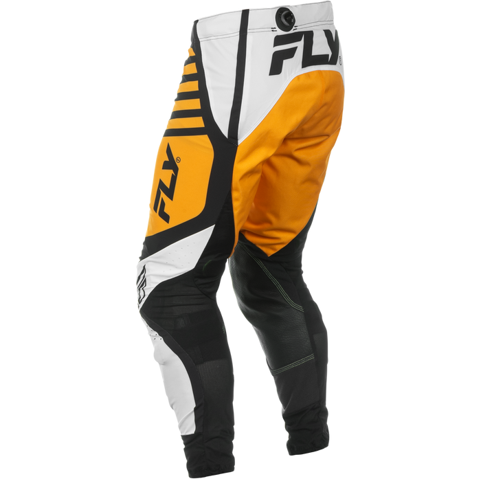 2025 Fly Racing Adult Lite White/Black/Mustard Gear Combo