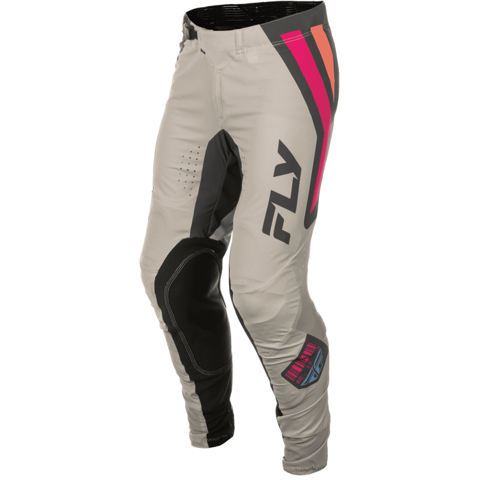 2025 Fly Racing Adult Lite SE Vice Light Grey/Pink/Coral Gear Combo