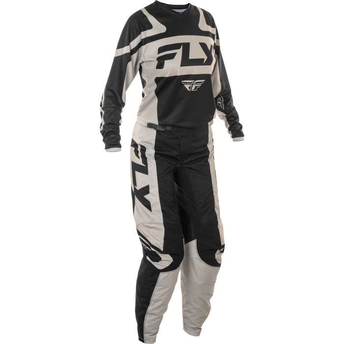 2025 Fly Racing Women's F-16 Black/White Gear Combo