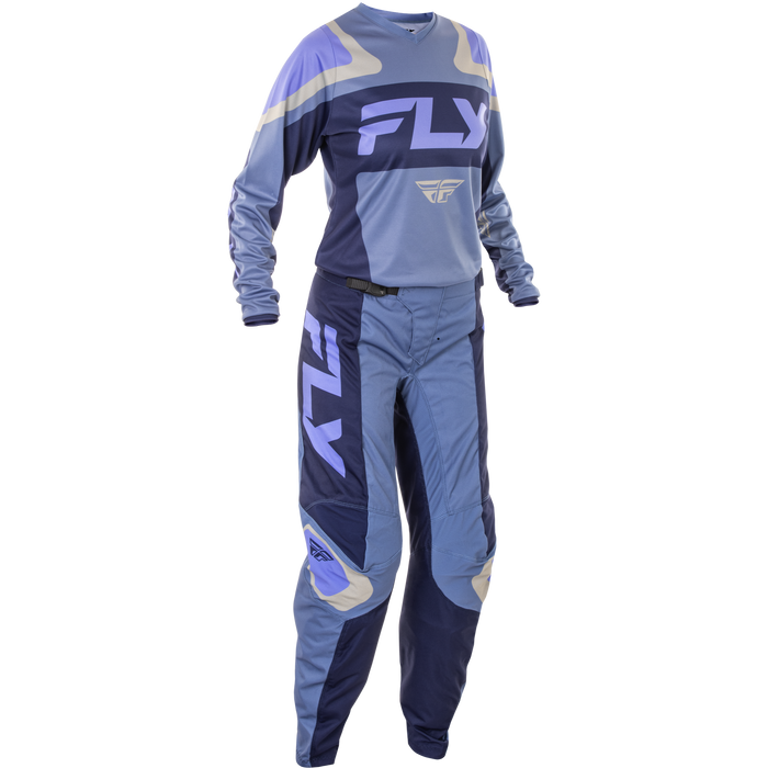 2025 Fly Racing Women's F-16 Stone/Lavender Gear Combo