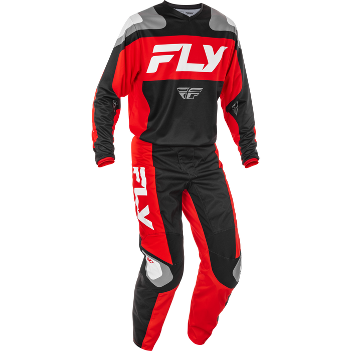 2025 Fly Racing Adult F-16 Black/Red/White Gear Combo