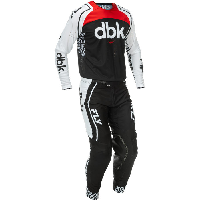 2026 FLY Racing Adult Evolution DST DBK Gear Combo - Black/White/Red