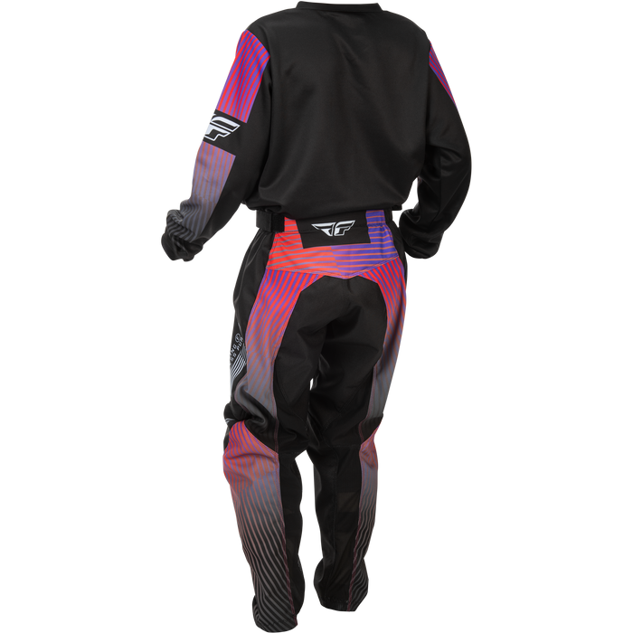 2026 FLY Racing Youth F-16 Gear Combo - Black/Red/Purple