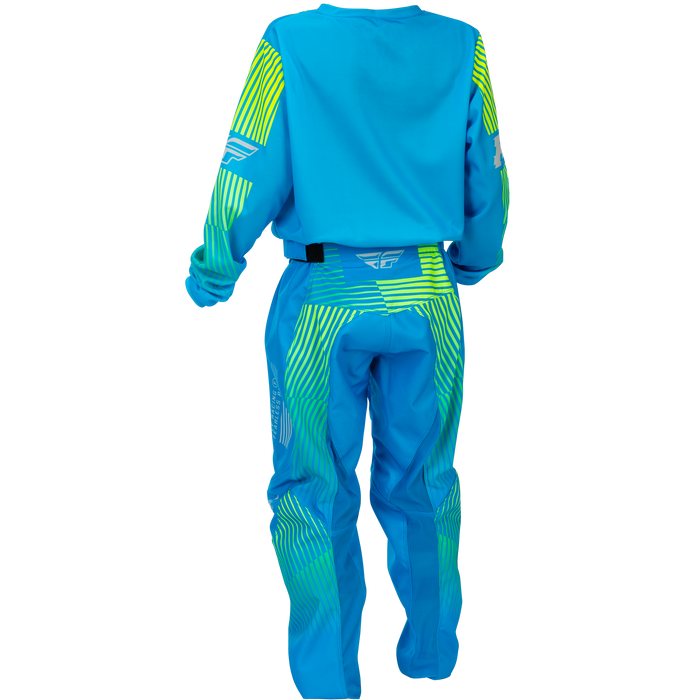 2026 FLY Racing Youth F-16 Gear Combo - Blue/Hi-Vis