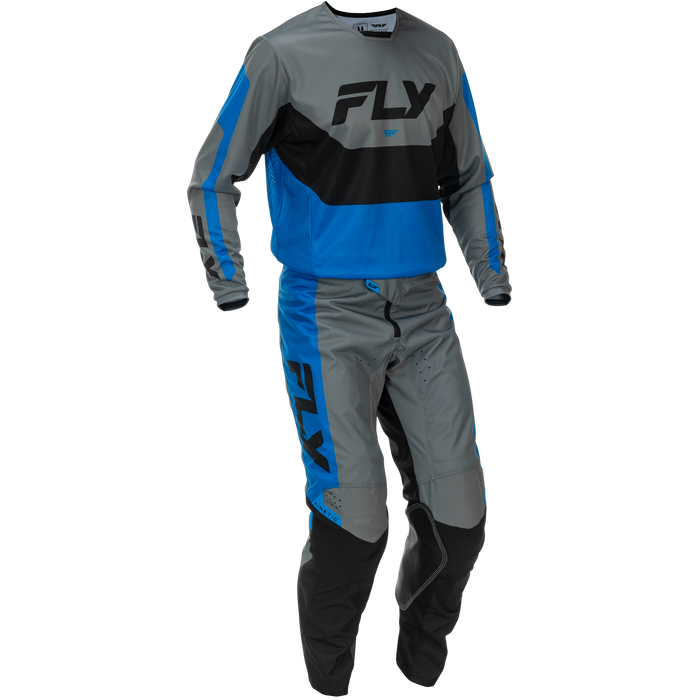 2026 FLY Racing Adult Kinetic Gear Combo - Blue/Grey/Black
