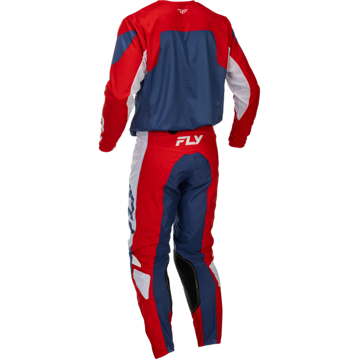 2026 FLY Racing Adult Kinetic Gear Combo - Red/White/Blue