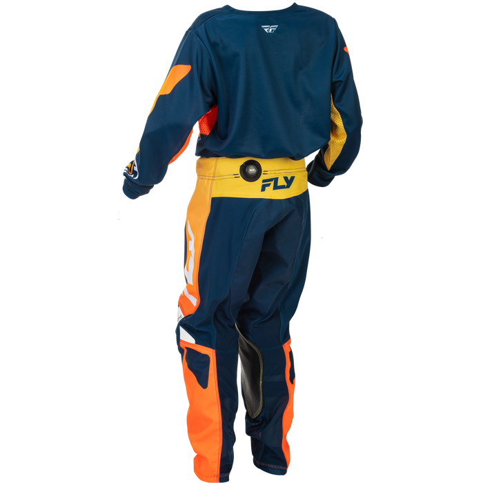2026 FLY Racing Youth Kinetic Gear Combo - Navy/Orange