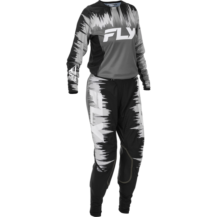 2026 FLY Racing Adult Women's Lite Gear Combo - Black/Grey/White