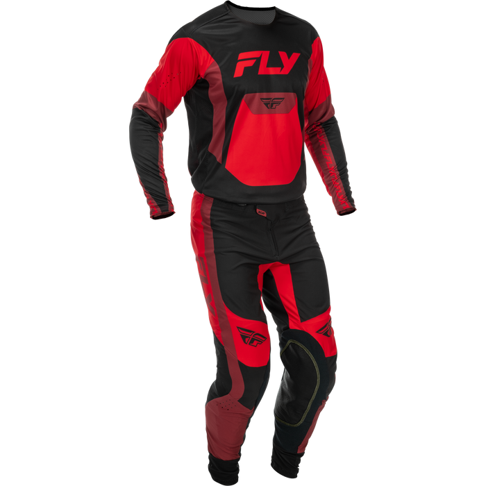 2026 FLY Racing Adult Lite Gear Combo - Black/Red