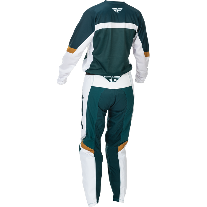 2026 FLY Racing Adult Women's F-16 Gear Combo - Teal/White/Gold