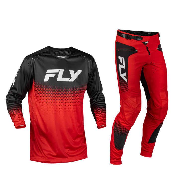 FLY Racing Youth Rayce Sonar Bicycle Red/Black/White Gear Combo product image 1