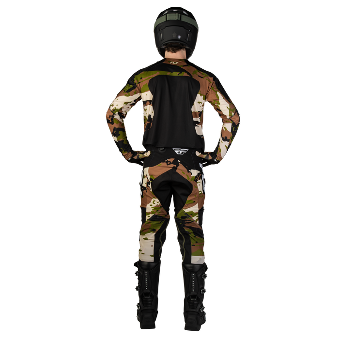 FLY Racing Evolution DST Hunt Black/Camo Gear Combo