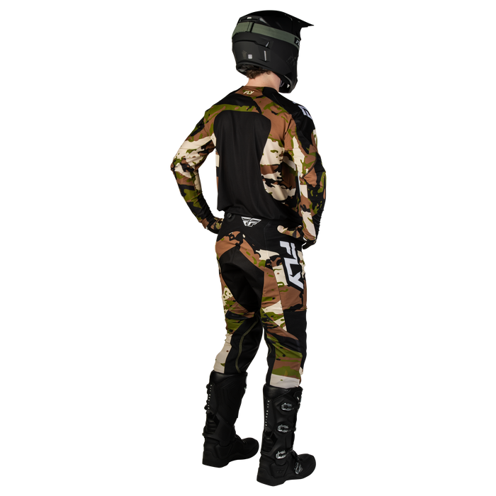 FLY Racing Evolution DST Hunt Black/Camo Gear Combo