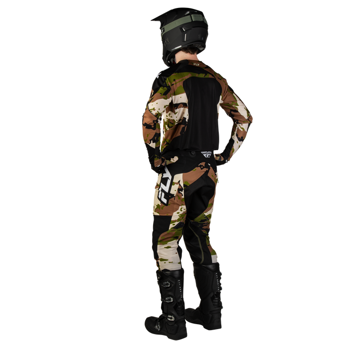 FLY Racing Evolution DST Hunt Black/Camo Gear Combo