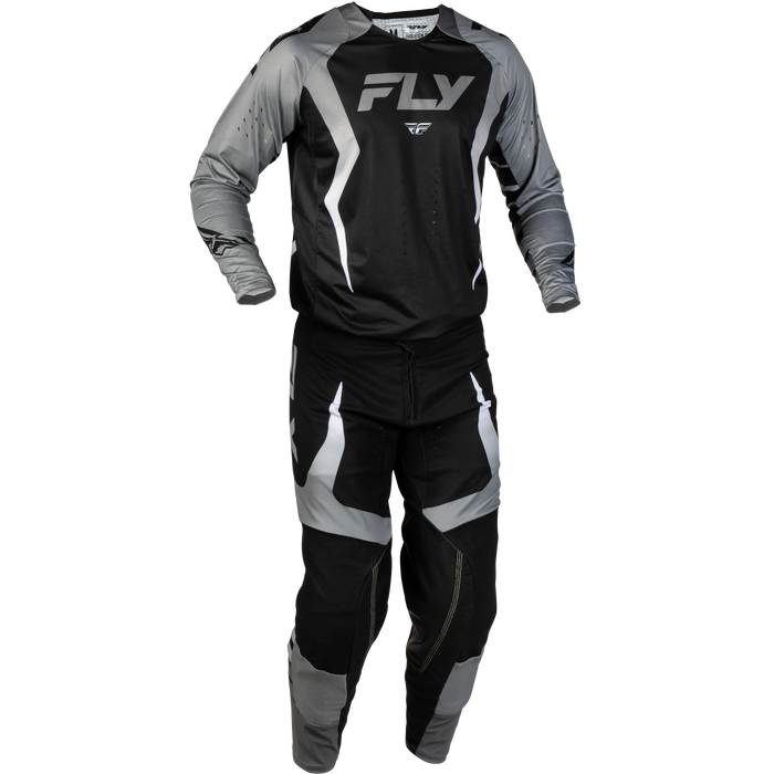 FLY Racing Evolution DST Bolt Black/Grey Gear Combo