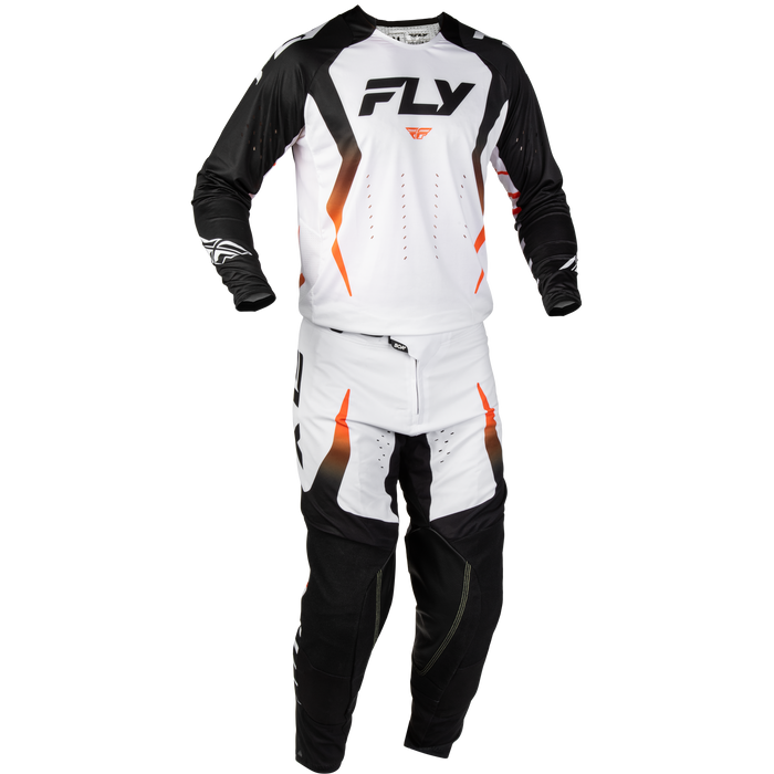 FLY Racing Evolution DST Bolt White/Black/Orange Gear Combo