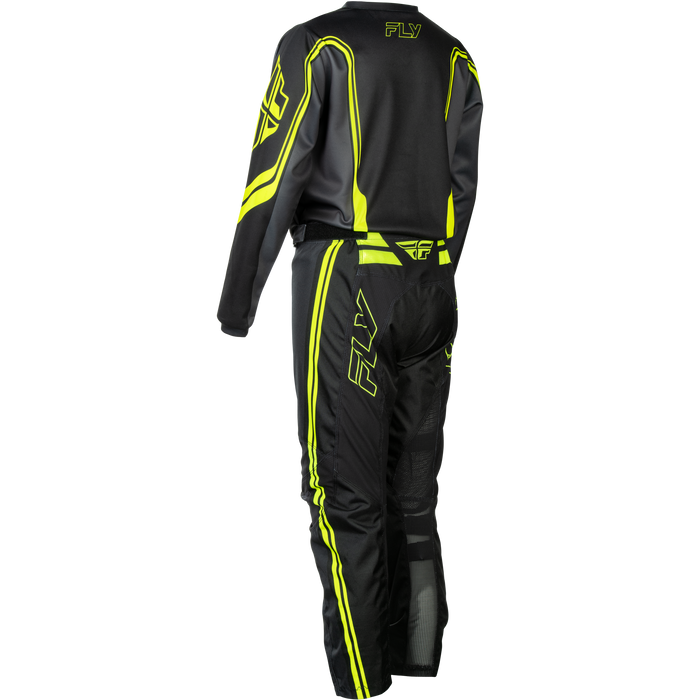 FLY Racing Youth F-16 Raze Black/Grey Gear Combo