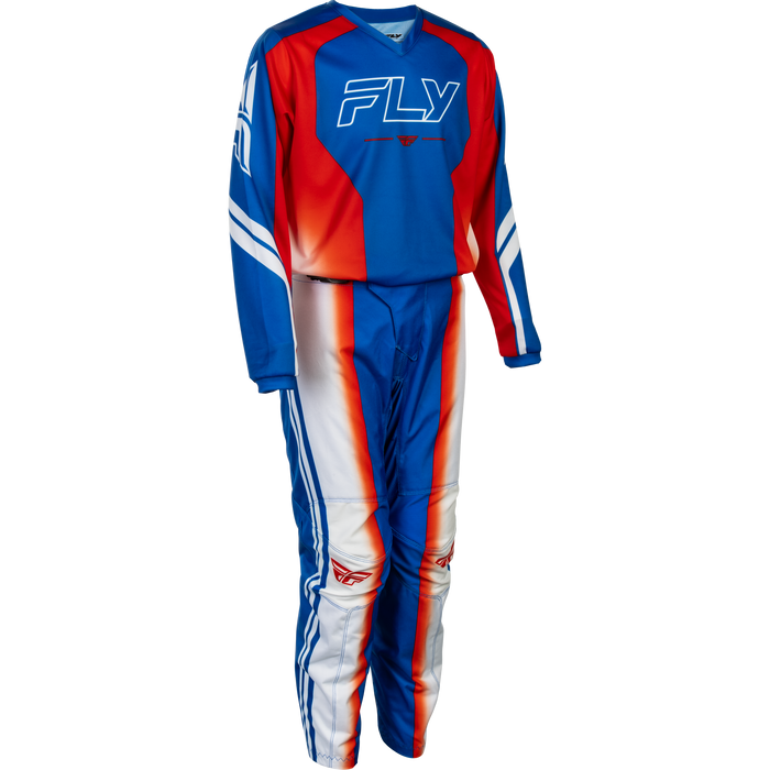 FLY Racing Youth F-16 Raze Red/White/Blue Gear Combo