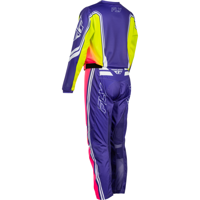 FLY Racing Youth F-16 Raze Purple/Red/Yellow Gear Combo