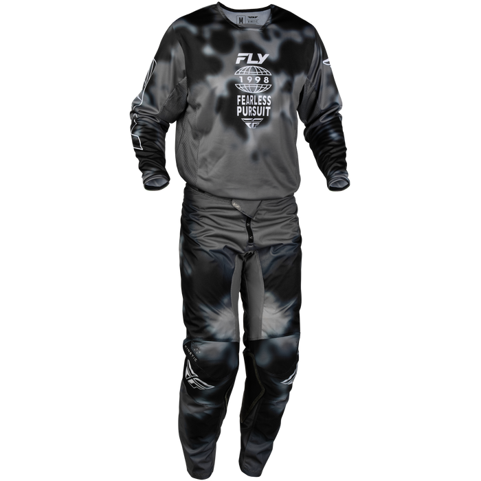 FLY Racing Kinetic Blur Black/Grey Gear Combo