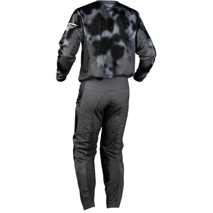 FLY Racing Kinetic Blur Black/Grey Gear Combo