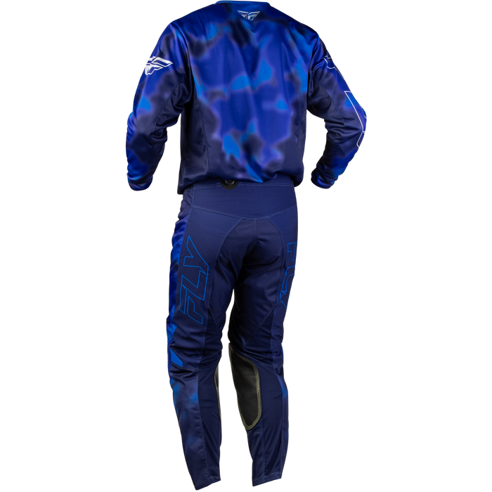 FLY Racing Kinetic Blur Blue/Navy Gear Combo