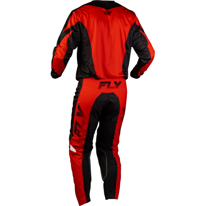 FLY Racing Kinetic Fade Red/Black/White Gear Combo