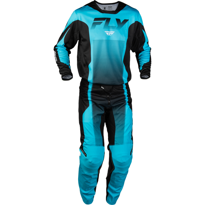 FLY Racing Kinetic Fade Blue/Black/White Gear Combo