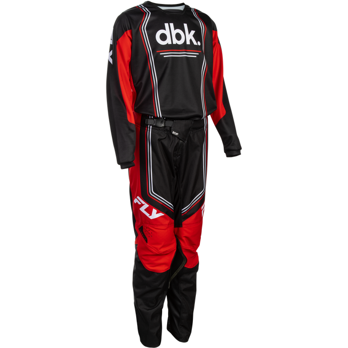 FLY Racing Youth Kinetic DBK Black/Red/White Gear Combo