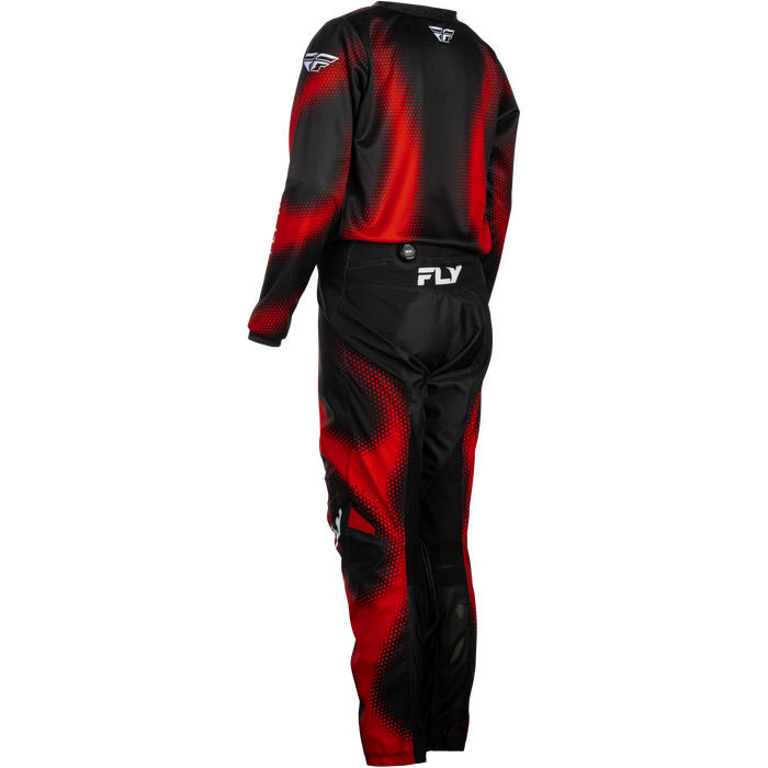 FLY Racing Youth Kinetic Torch Black/Red/White Gear Combo