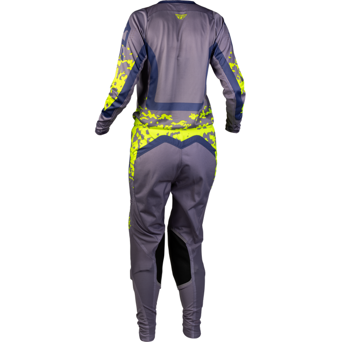 FLY Racing Women's Lite Flake Lavendar/Blue/Yellow Gear Combo