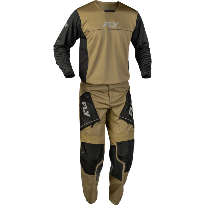 FLY Racing Patrol Tan/Black Gear Combo