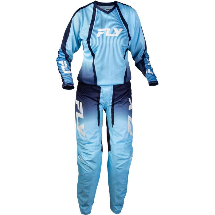FLY Racing Women's F-16 Lift Aqua/Navy/White Gear Combo