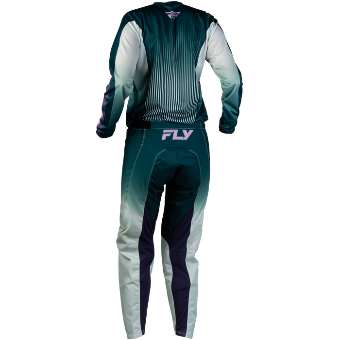 FLY Racing Women's F-16 Lift Green/Purple/Pink Gear Combo