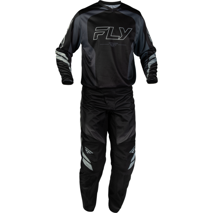 FLY Racing F-16 Raze Black/Grey Gear Combo