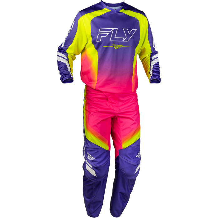 FLY Racing F-16 Raze Purple/Red/Yellow Gear Combo