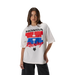 FOX Racing Honda Midweight Short Sleeve Tee in Off White
