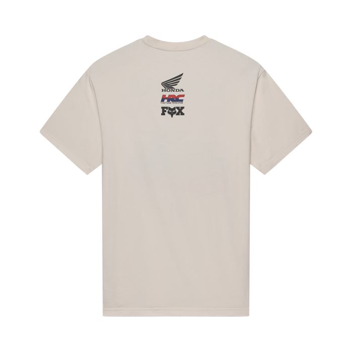 FOX Racing Honda Midweight Short Sleeve Tee in Off White