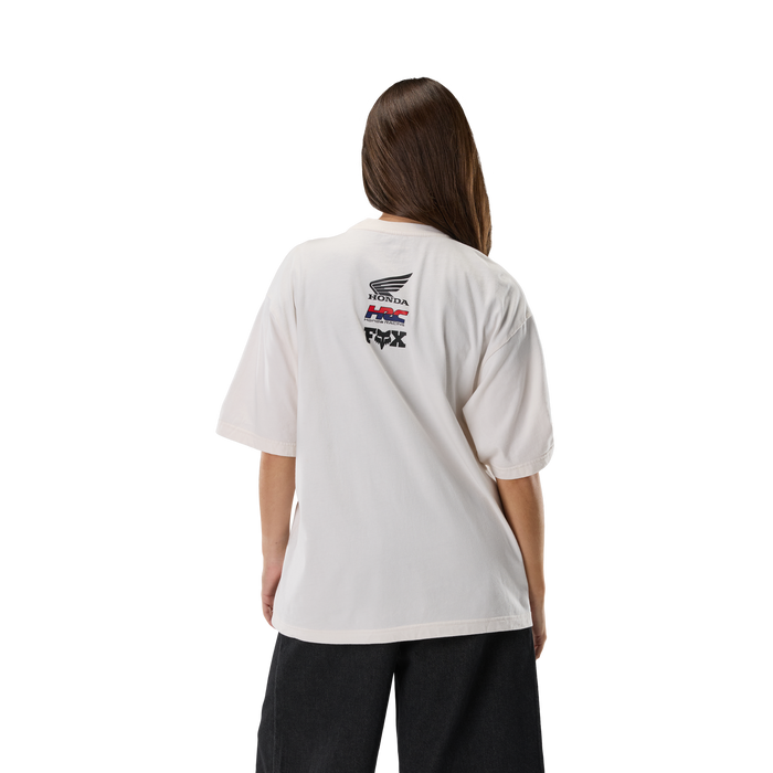 FOX Racing Honda Midweight Short Sleeve Tee in Off White