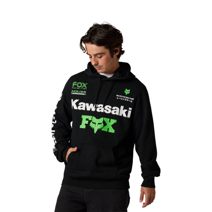 FOX Racing Kawasaki Fleece Pullover in Black
