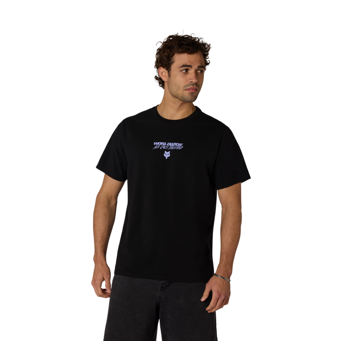 FOX Racing Pro Circuit Midweight Short Sleeve Tee in Black