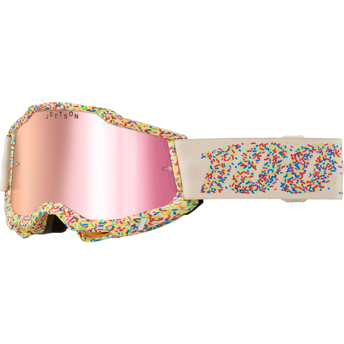 100 percent donut goggles 100% Accuri 2/Pk LE Jett Lawrence Donut Goggles