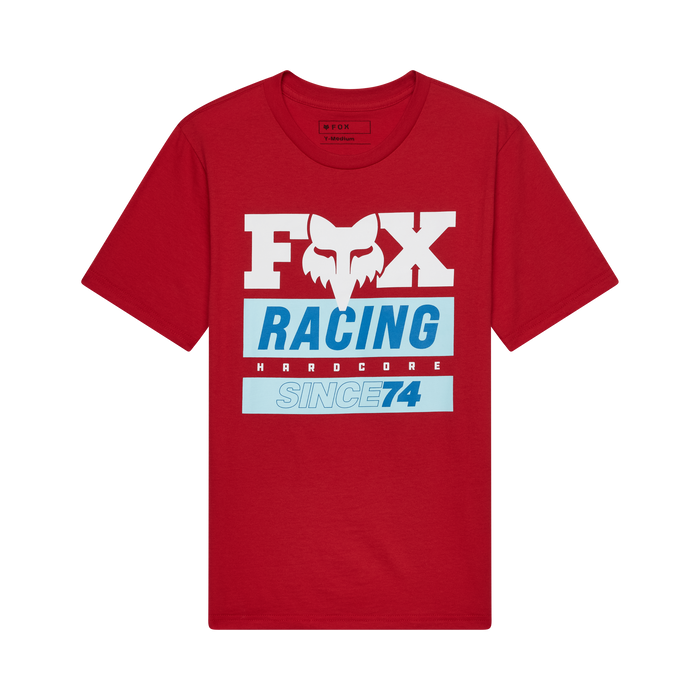 FOX Racing Youth Since 74 Short Sleeve Tee in Tibetan Red