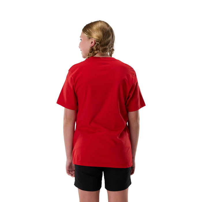 FOX Racing Youth Since 74 Short Sleeve Tee in Tibetan Red