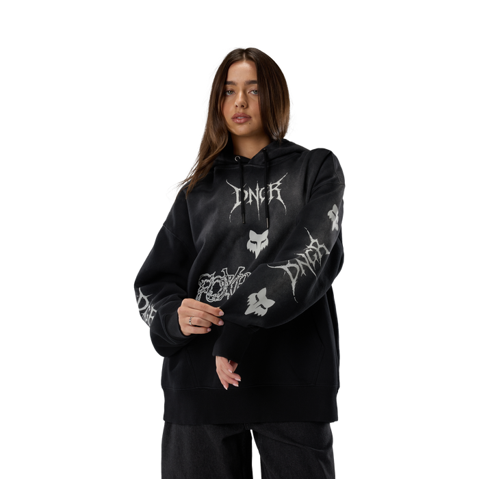 FOX Racing Dngr Heavyweight Fleece Pullover in Black