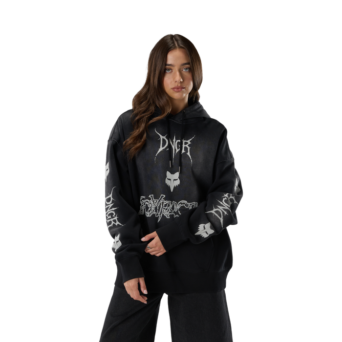 FOX Racing Dngr Heavyweight Fleece Pullover in Black