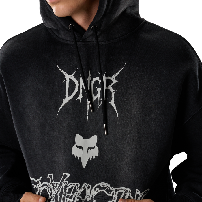 FOX Racing Dngr Heavyweight Fleece Pullover in Black